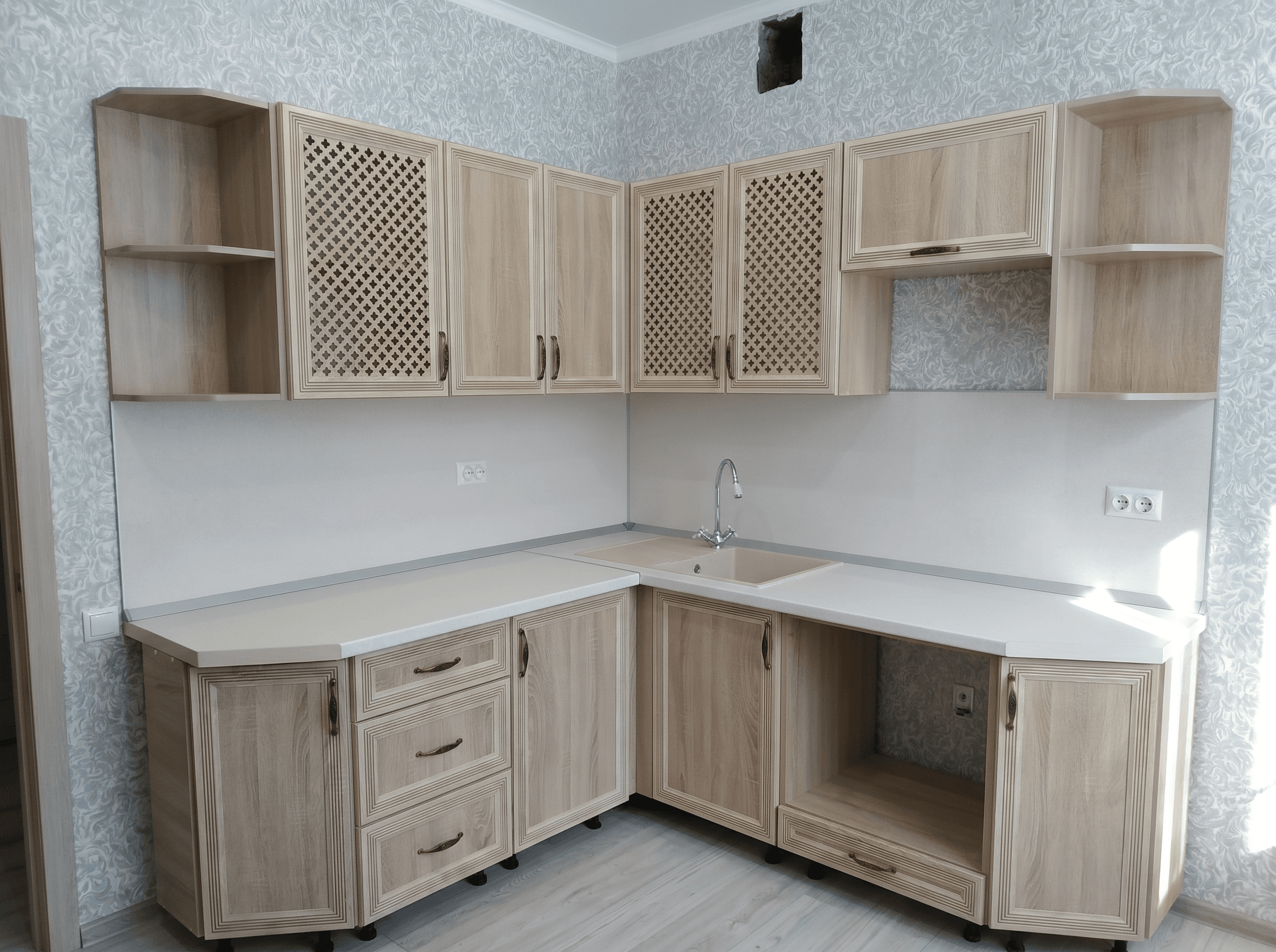 Кухонный гарнитур «Классика Вуд» (6.0 м)